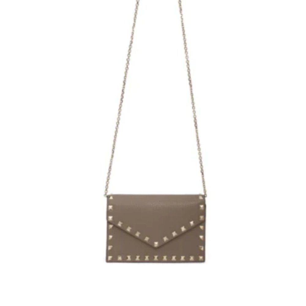 Valentino Garavani Rockstud Envelope Wallet Bag